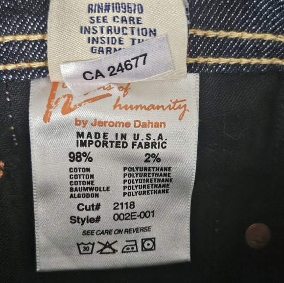 Citizens of Humanity Ingrid Low Waist Flare Stretch Jeans Size 26 - Picture 10 of 11